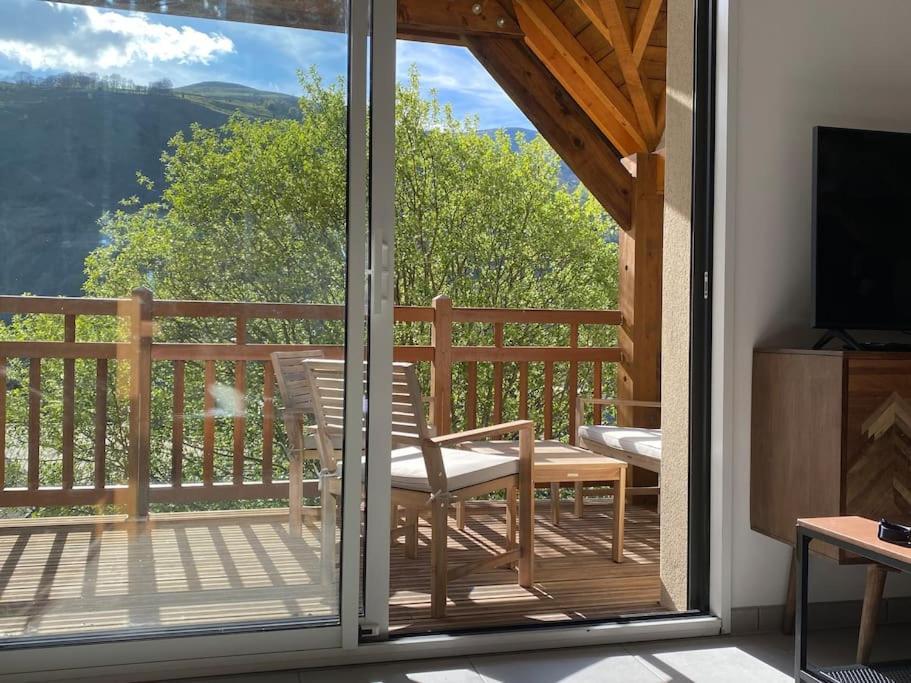 Charmant T4 Duplex Vue Montagne Loudenvielle Exterior foto