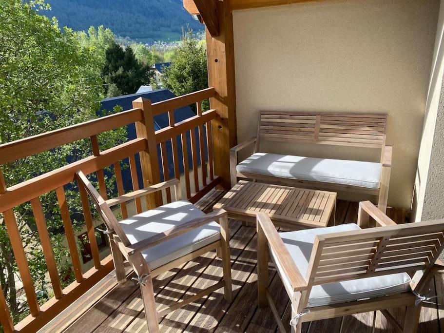 Charmant T4 Duplex Vue Montagne Loudenvielle Exterior foto